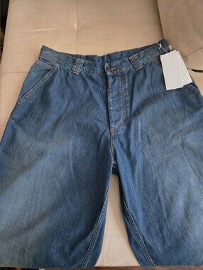Maison Martin Margiela Relaxed Dark Blue Denim Jeans Size 29 New